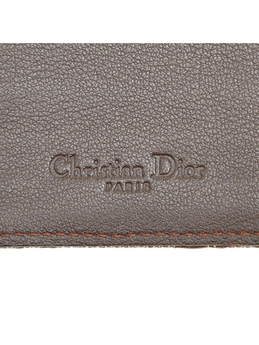 Dior Trotter Saddle Bifold Wallet Beige Multicolor Canvas Leather - Picture 8 of 9